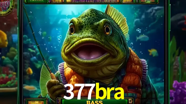 Personagem de peixe pescador do popular jogo de slot com tema de pescaria, uma das emocionantes opções de caça-níqueis para jogar e ganhar no cassino 377bra.
